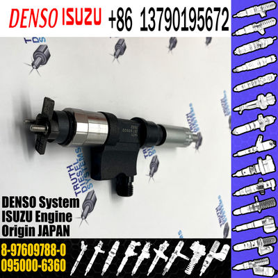 Rail Fuel Injector 095000-6360 SX001-08606 8-97609788-0 for Isuzu F Series 7.8 d 225-300 6HK1 Forwa