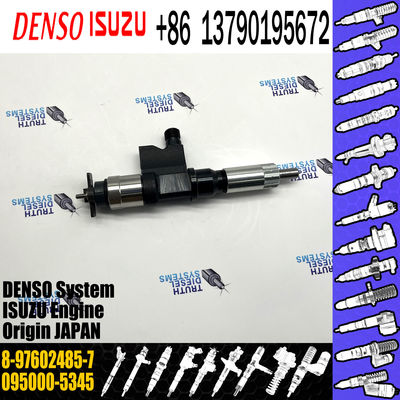 Genuine common rail injector 095000-5344 095000-5342 095000-5345 for 4HK1 6HK1 8-97602485-6 8-97602485-7