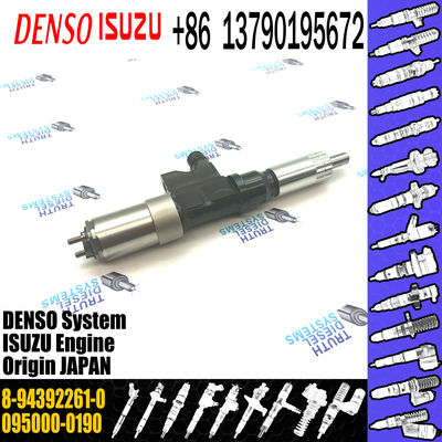 High Quality Diesel Fuel Injector 8943922610 Common Rail Injector 095000-0190 8-94392261-0