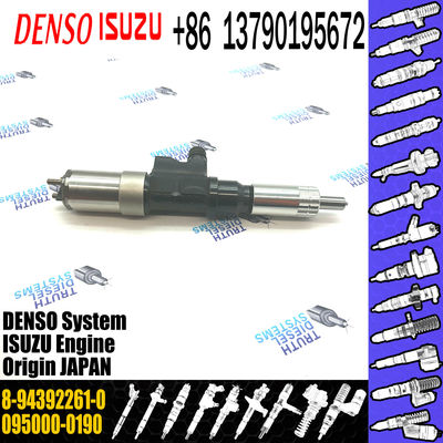 High Quality Diesel Fuel Injector 8943922610 Common Rail Injector 095000-0190 8-94392261-0