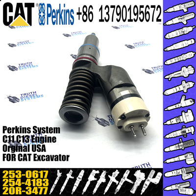 High Pressure Engine Common Rail Fuel Injector Common Rail Diesel Fuel Injector 20R-3477 254-4183 253-0617