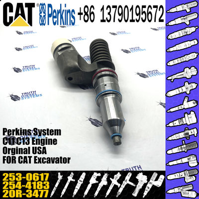 High Pressure Engine Common Rail Fuel Injector Common Rail Diesel Fuel Injector 20R-3477 254-4183 253-0617