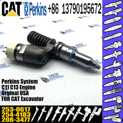 High Pressure Engine Common Rail Fuel Injector Common Rail Diesel Fuel Injector 20R-3477 254-4183 253-0617