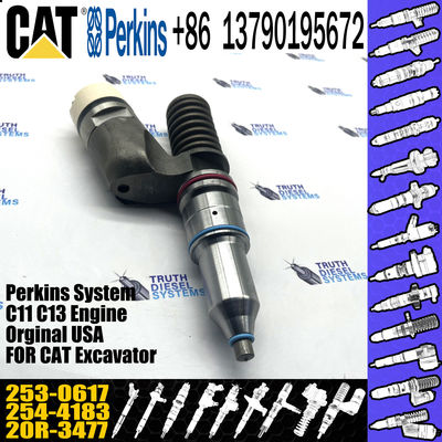 High Pressure Engine Common Rail Fuel Injector Common Rail Diesel Fuel Injector 20R-3477 254-4183 253-0617