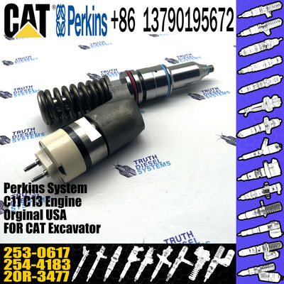 High Pressure Engine Common Rail Fuel Injector Common Rail Diesel Fuel Injector 20R-3477 254-4183 253-0617