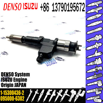 GAMEN High Quality Common Rail Fuel Injector Assembly 095000-6302 for ISUZU 6WG1 1-15300436-2