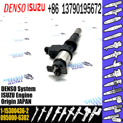 GAMEN High Quality Common Rail Fuel Injector Assembly 095000-6302 for ISUZU 6WG1 1-15300436-2
