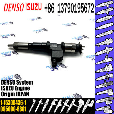 fuel injector 095000-6301 1-15300436-1 injector for ISUZU 6WG1 injector nozzle 095000-6301 1-15300436-1