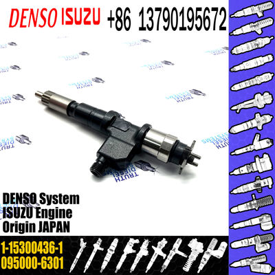 fuel injector 095000-6301 1-15300436-1 injector for ISUZU 6WG1 injector nozzle 095000-6301 1-15300436-1