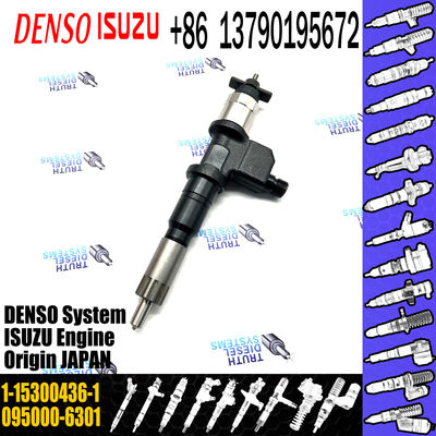 fuel injector 095000-6301 1-15300436-1 injector for ISUZU 6WG1 injector nozzle 095000-6301 1-15300436-1