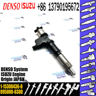 fuel injector 095000-6300,1-15300436-0,1-115300436-4,095000-6304 new fuel injector 11153004360,1153004364 for ISUZU 6WG1