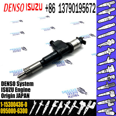 fuel injector 095000-6300,1-15300436-0,1-115300436-4,095000-6304 new fuel injector 11153004360,1153004364 for ISUZU 6WG1