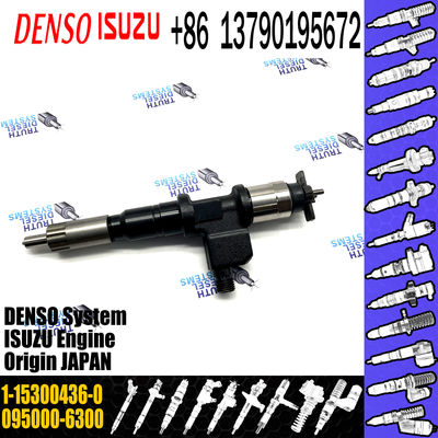fuel injector 095000-6300,1-15300436-0,1-115300436-4,095000-6304 new fuel injector 11153004360,1153004364 for ISUZU 6WG1