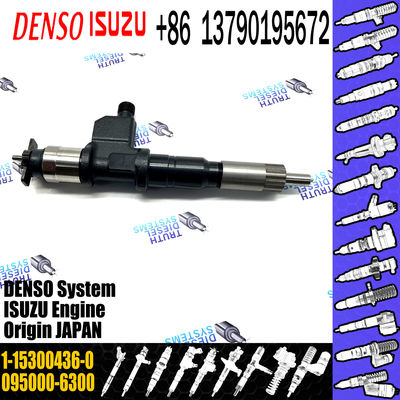 fuel injector 095000-6300,1-15300436-0,1-115300436-4,095000-6304 new fuel injector 11153004360,1153004364 for ISUZU 6WG1