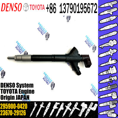 New Common Rial Diesel fuel injector 295900-0420 23670-29126 2367029126 For Toyota Avensis Rav4 2AD-FTV