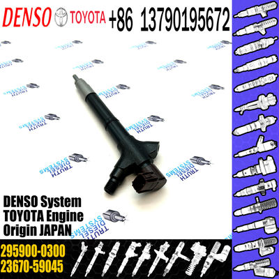 Rail Fuel Injector 295900-0480 23670-51060 23670-59045 295900-0300 for TOYOTA engine INJECTOR