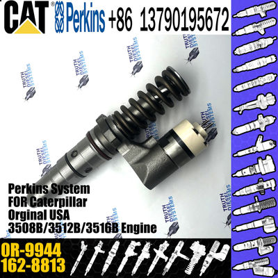 Hot sale fuel common rail injector 162-8813 1628813 0R-9944 for Caterpillar Engine 3508B 3512B 3516B