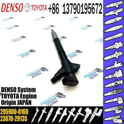 Rail Fuel Injector 295900-0160 23670-29135 23670-0R080 23670-26050 For Toyota