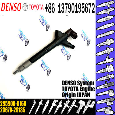 Rail Fuel Injector 295900-0160 23670-29135 23670-0R080 23670-26050 For Toyota