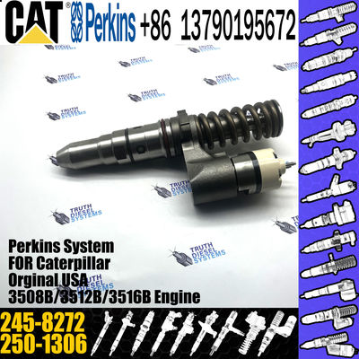 Excavator Parts Diesel Fuel Injector 245-8272 2458272 10R-8795 10R8795 For CAT 3512C Engine Industrial