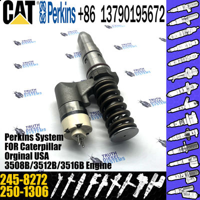 Excavator Parts Diesel Fuel Injector 245-8272 2458272 10R-8795 10R8795 For CAT 3512C Engine Industrial