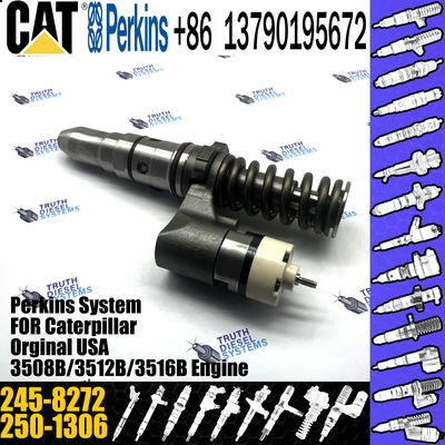 Excavator Parts Diesel Fuel Injector 245-8272 2458272 10R-8795 10R8795 For CAT 3512C Engine Industrial