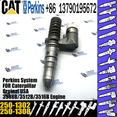 Huida 3512B 3516B engine fuel injector 250-1302 250-1308 392-0201 with genuine packing