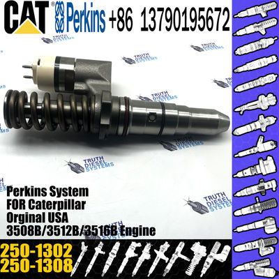 Huida 3512B 3516B engine fuel injector 250-1302 250-1308 392-0201 with genuine packing