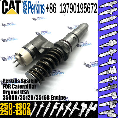 Huida 3512B 3516B engine fuel injector 250-1302 250-1308 392-0201 with genuine packing