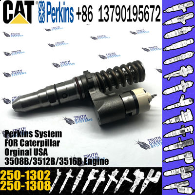 Huida 3512B 3516B engine fuel injector 250-1302 250-1308 392-0201 with genuine packing