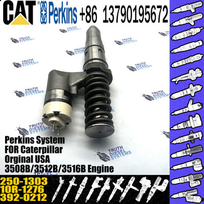 Hot sale fuel common rail injector 250-1303 2501303 10R-1276 for Caterpillar Engine 994D