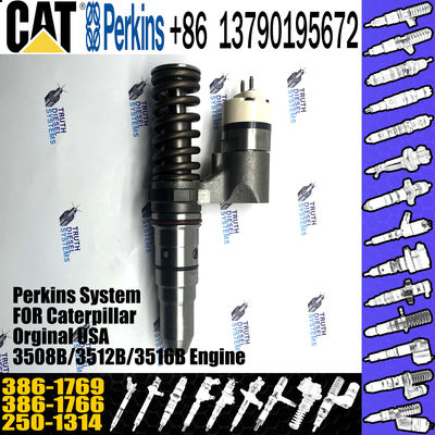 Huida 3508B/3512B/3516B engine fuel injector 250-1314 386-1766 386-1769 with genuine packing
