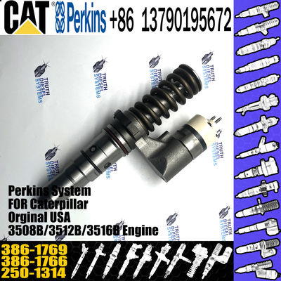 Huida 3508B/3512B/3516B engine fuel injector 250-1314 386-1766 386-1769 with genuine packing