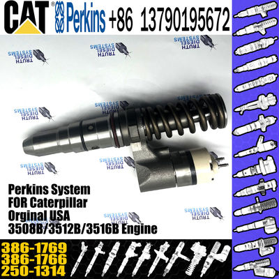 Huida 3508B/3512B/3516B engine fuel injector 250-1314 386-1766 386-1769 with genuine packing