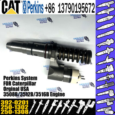 Huida 3512B 3516B engine fuel injector 250-1302 250-1308 392-0201 with genuine packing