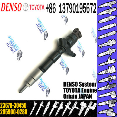 Injector 295900-0280 295900-0210 2367030450 23670-30450 for Toyota Hilux 2KD-FTV Euro V