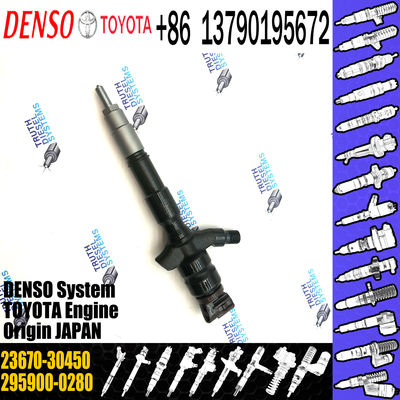 Injector 295900-0280 295900-0210 2367030450 23670-30450 for Toyota Hilux 2KD-FTV Euro V