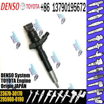 Rail Fuel Injector 295900-0190 295900-0240 23670-30170 23670-39445 for Toyota 1KD-FTV