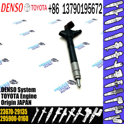 Rail Fuel Injector 295900-0160 23670-29135 23670-0R080 23670-26050 For Toyota