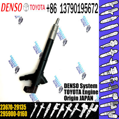 Rail Fuel Injector 295900-0160 23670-29135 23670-0R080 23670-26050 For Toyota