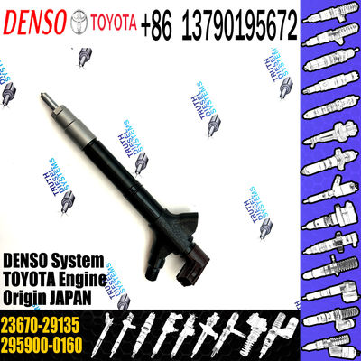 Rail Fuel Injector 295900-0160 23670-29135 23670-0R080 23670-26050 For Toyota