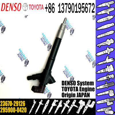 Rial Diesel fuel injector 295900-0420 23670-29126 2367029126 For Toyota Avensis Rav4 2AD-FTV