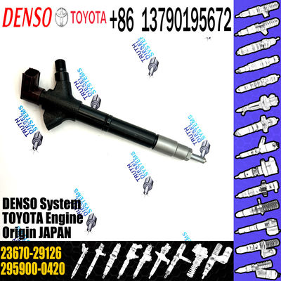 Rial Diesel fuel injector 295900-0420 23670-29126 2367029126 For Toyota Avensis Rav4 2AD-FTV