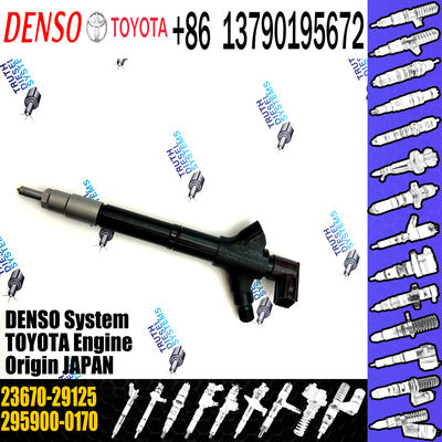 original injector 295900-0170 23670-29125 Diesel Common Rail Fuel Injector 295900-0180 23670-29115 for TOYOTA