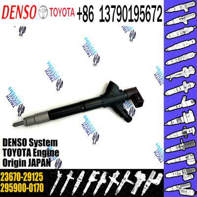 original injector 295900-0170 23670-29125 Diesel Common Rail Fuel Injector 295900-0180 23670-29115 for TOYOTA