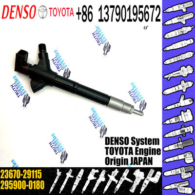 Hot Sale Diesel Injector 295900-0060 295900-0180 For Toyota Fuel Injector 23670-26070 23670-29115