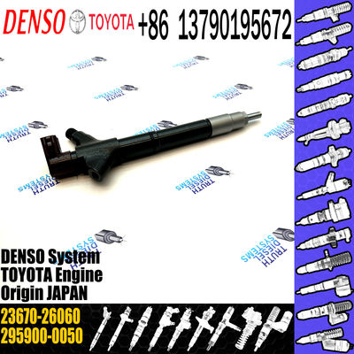 High quality 295900-0050 Common Rail Injector 23670-26060 295900-0050 Injector 23670-26060 with best price