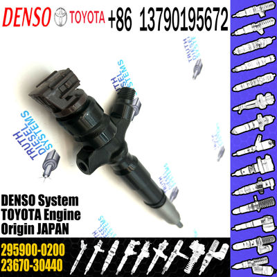 Common Rail Fuel Injector 23670-30440 23670-39435 295900-0250 295900-0200 For Toyota