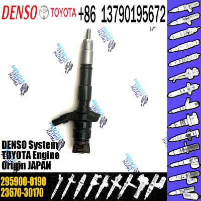 common rail injector 295900-0190 295900-0240 fuel injector 23670-30170 23670-39445 for Toyota