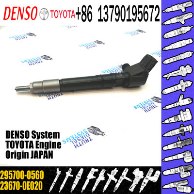 Original Diesel Common Rail Fuel Injector 295700-0560 23670-0E020 For Toyota Hilux 2GD-FTV
